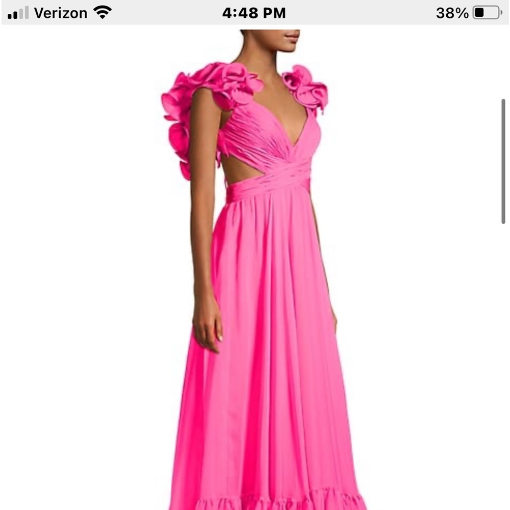 Stunning Max Duggal prom gown size 8- worn once
